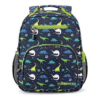  mibasies Kids Backpack for Boys, Kindergarten Backpack School  Bag for Children Age 5-8, Dark Blue