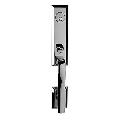 Defiant Castle Satin Nickel Entrance Door Handleset with Hartford