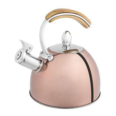 Emeril Lagasse 3.2 Quart/3 Liter Whistling Tea Kettle, Stainless Steel  Whistling Tea Pot for Induction Stove Top, Fast to Boil Water for Home  Kitchen