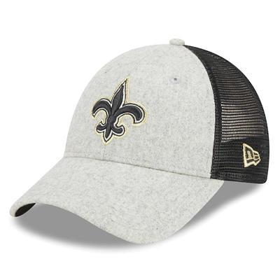 New Orleans Saints 2022 NFL SIDELINE Cream-Black Fitted Hat