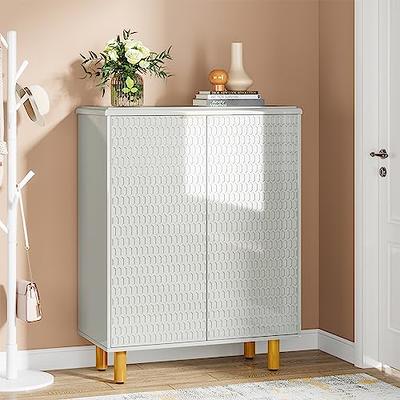 Shoe Cabinet for Entryway, 8-Tier Tall Shoe Shelf Shoes Rack