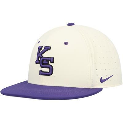 Nike Oklahoma State Cowboys Aero True Fitted Baseball Hat - Black/White/Orange