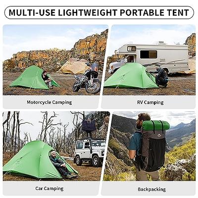 Clostnature 4-Man Lightweight Backpacking Tent - 3 Season Ultralight W