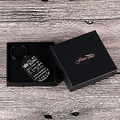 Ciaoed Valentines Day Gifts for Men to My Man, Keychain Anniversary for Him Husband Gifts from Wife Birthday Gifts for Boyfriend Key Ring, Men's, Size