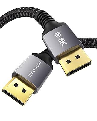 10ft (3m) DisplayPort 1.2 Cable - 4K x 2K Ultra HD VESA Certified  DisplayPort Cable - DP to DP Cable for Monitor - DP Video/Display Cord -  Latching DP