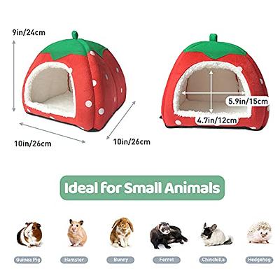 Tierecare Guinea Pig Hideout Hamster Bed Rabbit House Cave Accessories Cozy  Hide-Out for Bunny Hedgehog Ferret Chinchilla&Other Small Animals - Yahoo  Shopping