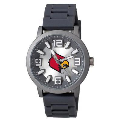 Lids Louisville Cardinals Competitor AnoChrome Color Bezel Watch