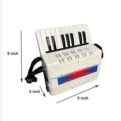 BORIYAM Accordion 17 Keys 8 Bass,Toys for Children and Adult Beginners,  Accordion Instrument,Early Learning Enlightenment Instrument (Purple) -  Yahoo Shopping