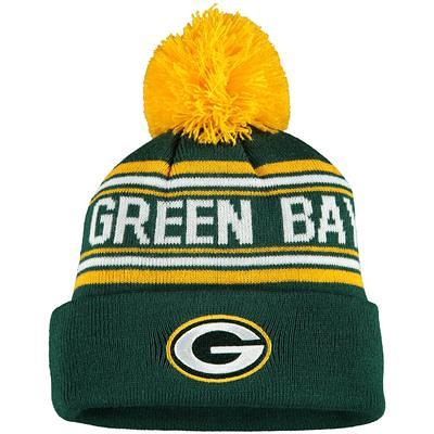 New Era Green Green Bay Packers 2022 Sideline Ink Dye Cuffed Knit Hat