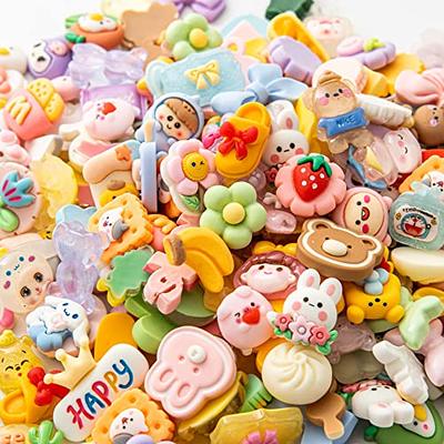 20 Pcs Candy Slime Charms Cute Set Mixed Resin Sweets Flatback