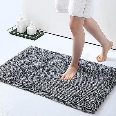 Bathroom Mat Rugs Washable Bath Mat Extra Soft And Absorbent Floor Non-slip Bathtub  Rug Carpet For Tub Shower Bath Room Bathmat