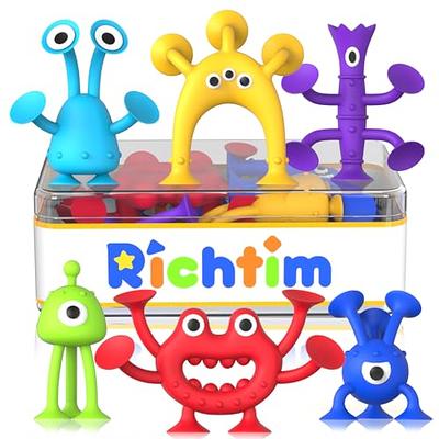 3pcs / Set Ventouses Spinning Top Toy Baby Game Infant Teether Relief  Stress Éducatif Rotatif Rattle Bath Shower Fidget Spinner Jouets Cadeaux  Pour Enfants Halloween Thanksgiving Noël Cadeaux - Bébé Et Maternité 