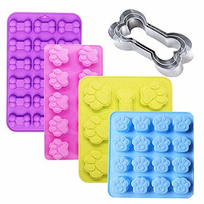 Puppy Dog Paw and Bone Silicone Molds, Sonku Silicone Trays Candy Molds for  Chocolate, Candy, Jelly, Ice Cube, Dog Treats (5Pcs/set) - Yahoo Shopping