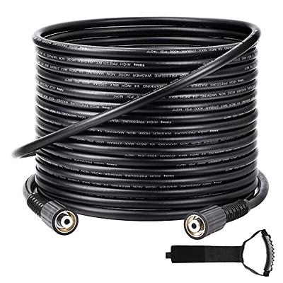 TikLog Pressure Washer Hose 50FT 1/4”, 4000 PSI Kink Resistant High Pressure  Hose M22 14mm Thread, Flexible Extension Replacement Hose with Hose  Organizer for Power Washing - Yahoo Shopping