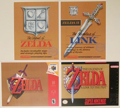 Legend of Zelda NES Poster 