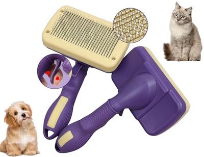 Magic Pet Comb,cat Grooming Brush,long Or Short Hair Cats Dogs Pet Massage  Brushes, Self Cleaning Slicker Comb For Kitten