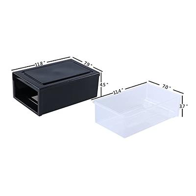 Life Story 3-Drawer White Stackable Shelf Organizer Plastic Storage Drawers  DRW3-A4-WTCL - The Home Depot