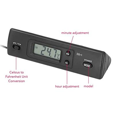 Ds-1 Digital Thermometer Lcd Display Auto Car Indoor/outdoor