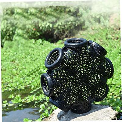 Yellow EEL and Shrimp Cage Fishing Lure Fishnets Lobster Pots Collapsible  Fish Basket Folded Fishing Shrimp Net EEL Catching Basket EEL Catcher
