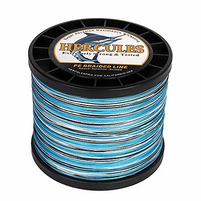 HERCULES Super Cast 300M 328 Yards Braided Fishing Line 40 LB Test for  Saltwater Freshwater PE Braid Fish Lines Superline 8 Strands - Blue Camo,  40LB (18.1KG), 0.32MM - Yahoo Shopping