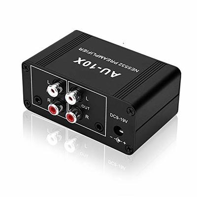 Fosi Audio Box X3 5654W Tube Phono Preamp Turntable Preamplifier for MM  Phonograph Bluetooth 5.0 Mini Stereo Hi-Fi Pre-Amplifier for Home Audio  Record Player Sound System 