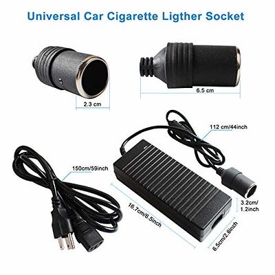 BYGD AC to DC Converter, 100V ~ 240V to 12V 10A 120W, Car Cigarette Lighter  Socket