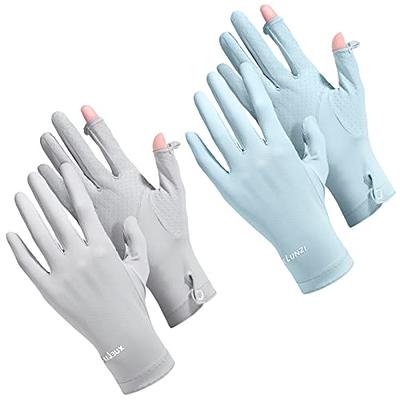 Women Uv Sun Protection Gloves Full Finger Touchscreen Non Slip