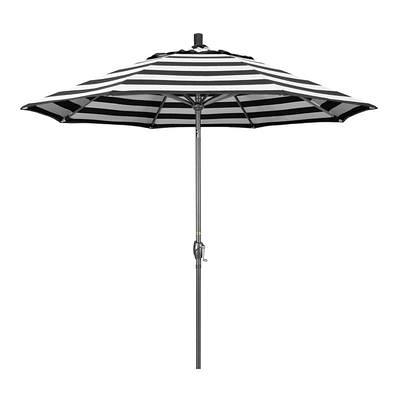 Destinationgear Palapa Tiki Whiskey 9 ft Patio Umbrella with Crank Lift and Easy Tilt - Brown