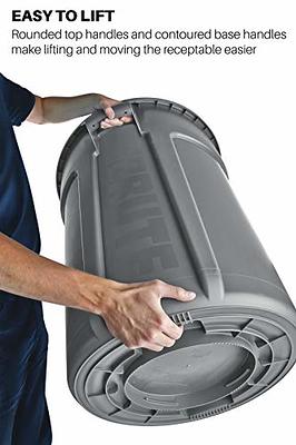 Aluf Plastics 55 Gal. Heavy-Duty Black Trash Bags for Rubbermaid