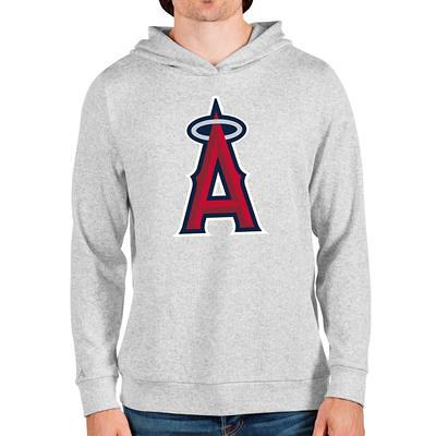 Men's Antigua Heather Gray Philadelphia Eagles Victory Pullover Hoodie 