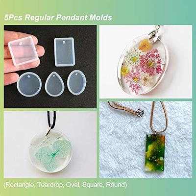 143 Pcs Resin Molds Silicone,Epoxy Resin Molds,Jewelry Keychain