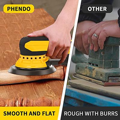 PHENDO Electric Random Orbital Sander Brushless 350W 3A Multi