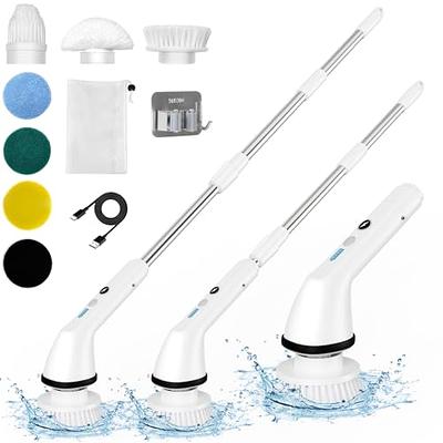 Sweepulire Electric Spin Scrubber, Electric Bathroom Scrubber with  Adjustable Extension Arm, 2 Spin Speeds, 4 Replaceable Brush Heads, Power  Scrubber for Cleaning Bathroom, Shower, Tub, Tile, Floor - Yahoo Shopping