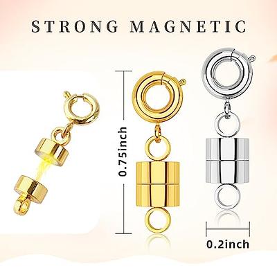 4Pcs Magnetic Necklace Clasps and Closures 18K Gold and Silver Plated  Bracelet