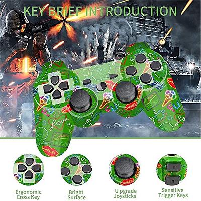 Wireless Controller Compatible With Playstation 3 Ps3 Controller Upgraded  Joystick