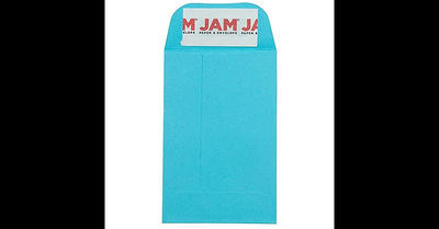 JAM Paper 3.5 x 6.5 Smooth Black Coin Business Envelopes, 50ct.