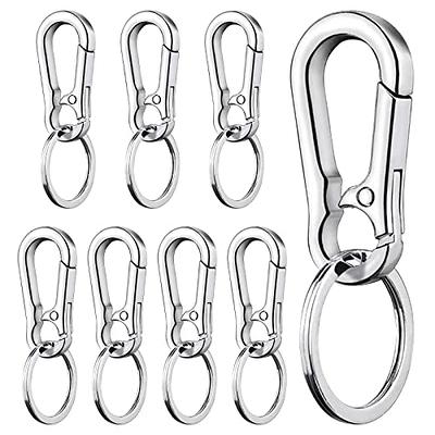 2 Pack Metal Keychain Carabiner Clip Key Ring Holder for Car Keys Purse  Finder