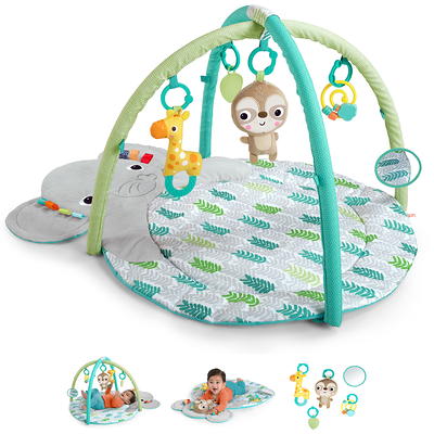 Baby Einstein Kickin' Tunes 4-in-1 Baby Activity Gym & Tummy Time Play Mat  with Piano, 0-36 Months, Multicolor 