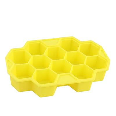 2PCS Ice Cube Trays, Silicone Square Ice Cube Mold for Whisky