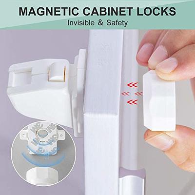 Magnetic Cabinet Locks for Babies - Magnetic Baby Proofing Cabinet