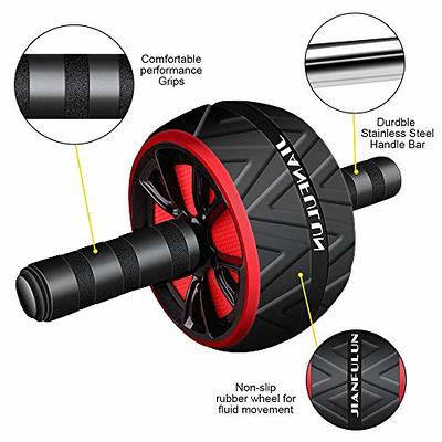 Lavonna Ab Wheel Roller With Knee Pad, Ultra-Wide Ab Roller Wheel for Abs  Workout, Abs Workout Equipment for Abdominal & Core Strength Training, Home  Gym Equipment for Men Women Abdominal Roller 