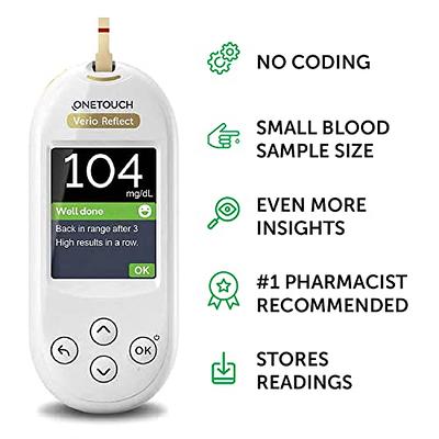 Fora 6 Connect Blood Glucose Set with 1 Meter, 50 Test Strips, 50 Lancets, Painless Design Lancing Device, Carry Case, Accurate Blood Sugar