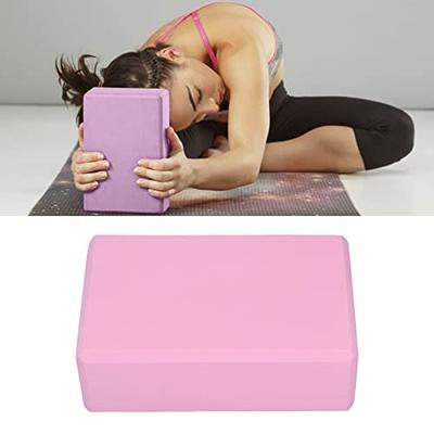 Pink Yoga Block, Foam 2 Pack Foam Travel Yoga Pilates Blocks