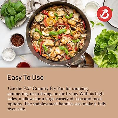 KIR Equipment Frying Pan Nonstick Skillet 10.5: Carbon Steel Cookware Fry  Pan without PFAs, Toxin Free & Healthy Alternative for Stove or Oven -  Yahoo Shopping