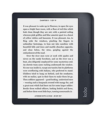 Kobo Libra 2 White eReader Bundle with Red SleepCover, AC Adapter 7 32GB  NEW