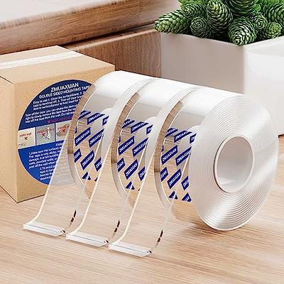 60Pcs Double Sided Foam Tape Strong Pad Self-Adhesive Tape Include