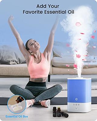  Humidifiers for Bedroom, 4.5L Top Fill Humidifier for Large  Room,Cool Mist Humidifier with Essential Oil Diffuser for Office Nursery  Plants, Auto Shut Off : Home & Kitchen