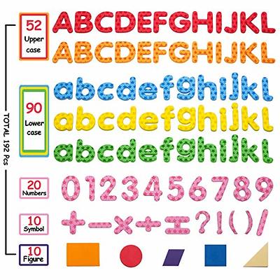 Set of Foam Letters and Numbers Multi Color Preschool Learning