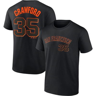 Youth Nike Brandon Crawford Black San Francisco Giants Alternate