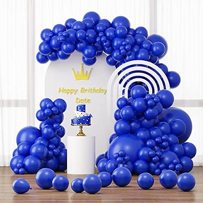 RUBFAC 87pcs Royal Blue Balloons Different Sizes 18 12 10 5 Inch for Garland  Arch, Blue Balloons for Birthday Party Graduation Baby Shower Baseball  Nautical Party Decoration - Yahoo Shopping